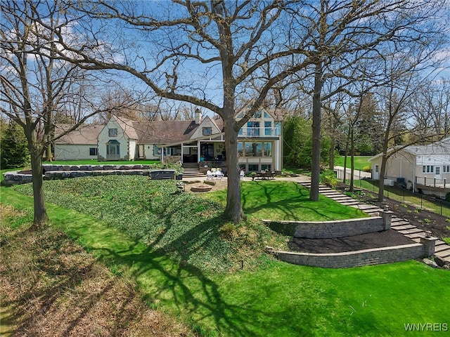 4482 Lower River Rd, Lewiston, NY 14092 - view of yard featuring fence
