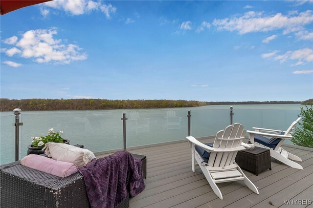 4482 Lower River Rd, Lewiston, NY 14092 - dock area with a water view