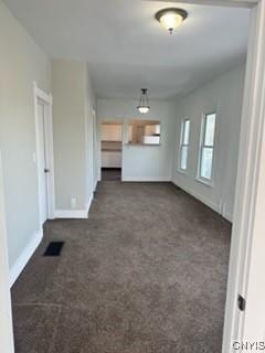 827-29 Burnet Ave Unit 29, Syracuse, NY 13203 - interior space featuring visible vents, carpet, and baseboards