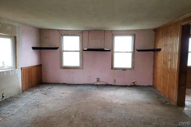 24 Railroad St, Elbridge, NY 13080 - unfurnished room with wooden walls