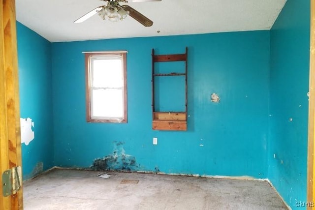 24 Railroad St, Elbridge, NY 13080 - spare room featuring a ceiling fan