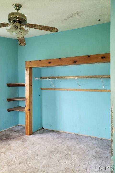 24 Railroad St, Elbridge, NY 13080 - unfurnished bedroom with ceiling fan and carpet