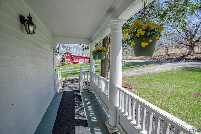 view of patio / terrace featuring a porch