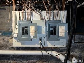 utility room featuring electric panel