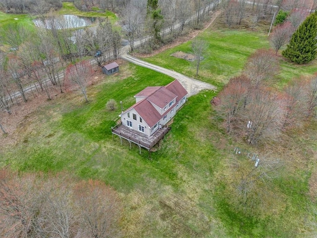 394 Nersesian Rd, Otsego, NY 13348 - aerial view featuring a water view