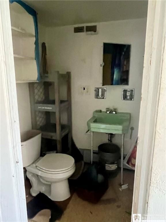 half bath with toilet