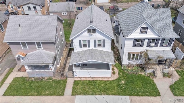 birds eye view of property featuring a residential view