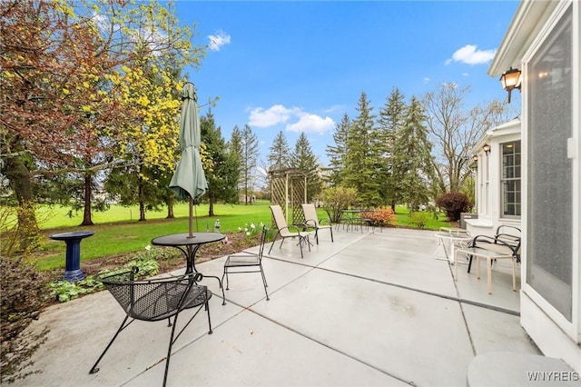 view of patio