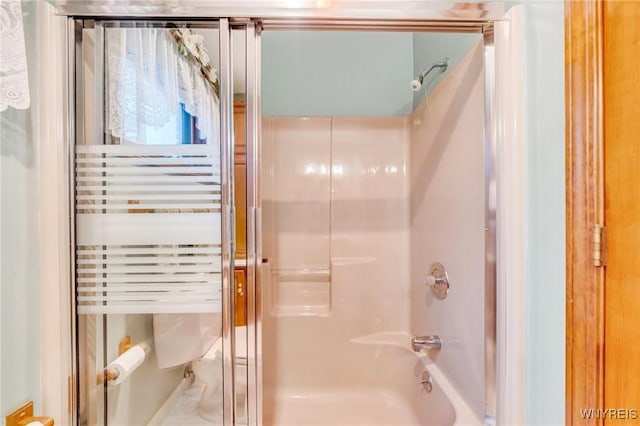 view of full bathroom