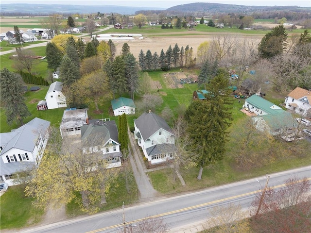 aerial view featuring a residential view