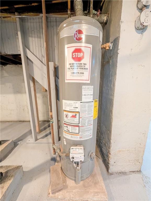 utilities with gas water heater