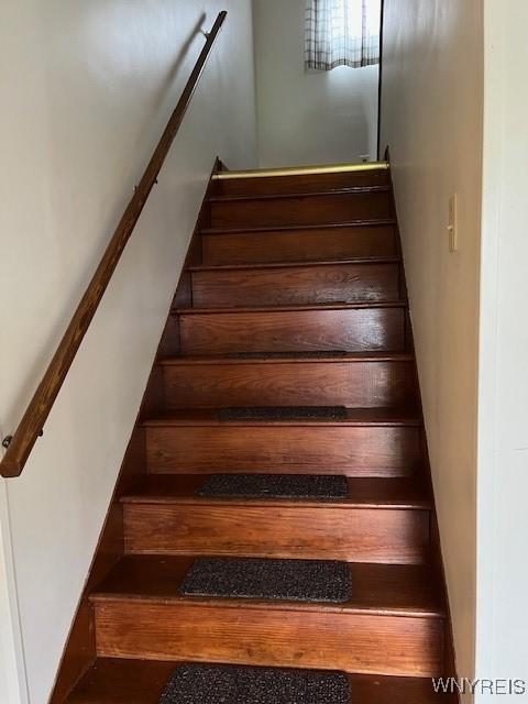 view of stairs