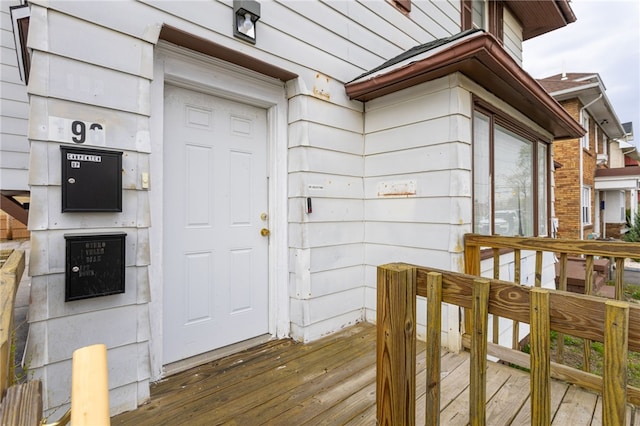 view of entrance to property