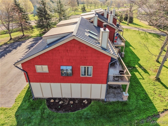drone / aerial view