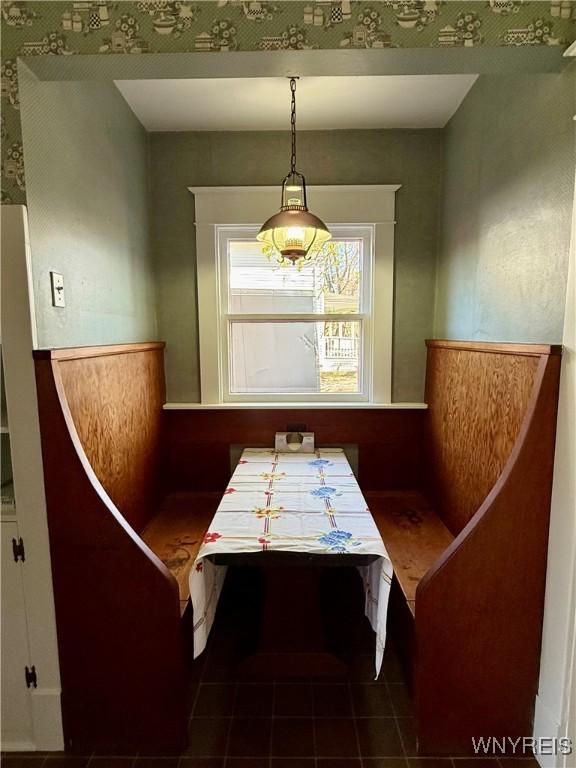 view of dining room