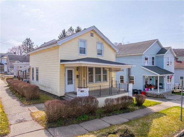 39 Ward St, Little Falls-City, NY 13365 - traditional-style house with a porch