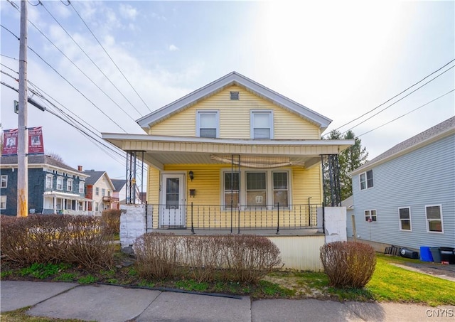 39 Ward St, Little Falls-City, NY 13365 - view of front of home featuring covered porch