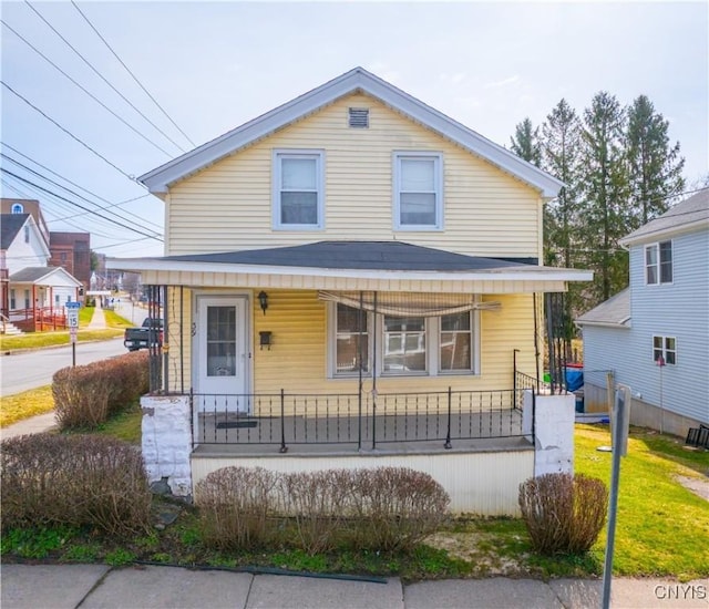 39 Ward St, Little Falls-City, NY 13365 - traditional-style home featuring a porch