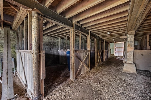 view of stable