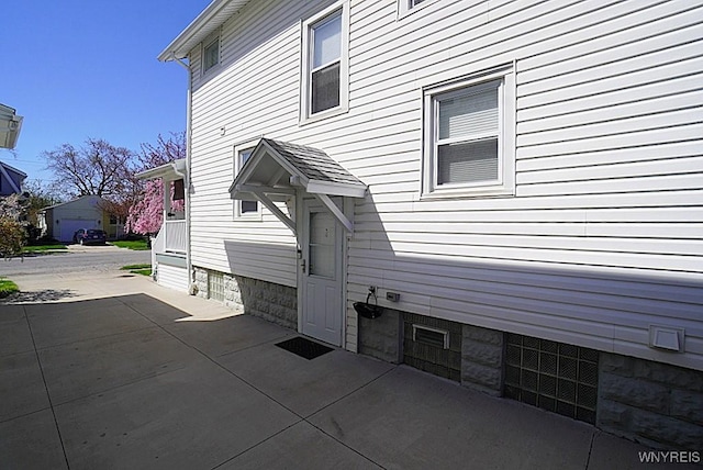 view of home's exterior featuring a patio