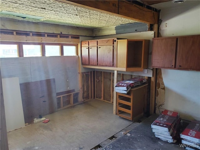 view of storage area