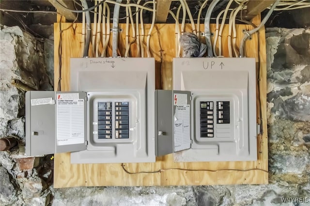 utility room featuring electric panel