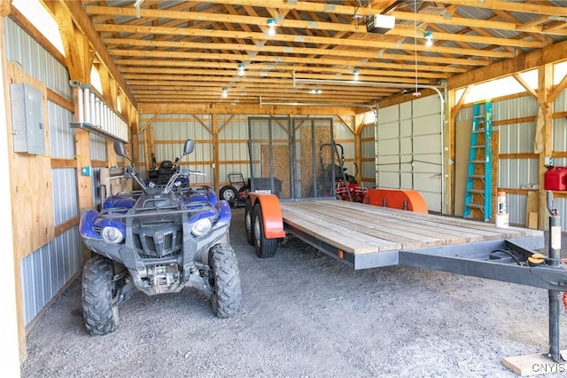 11188 Westdale Rd Unit 6, Florence, NY 13483 - garage with a garage door opener and electric panel