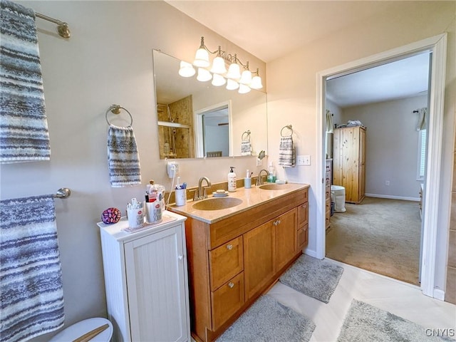 11188 Westdale Rd Unit 6, Florence, NY 13483 - full bathroom with double vanity, toilet, and a sink