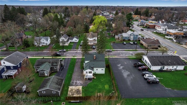 birds eye view of property featuring a residential view