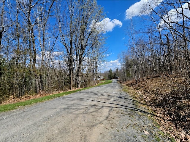 view of road