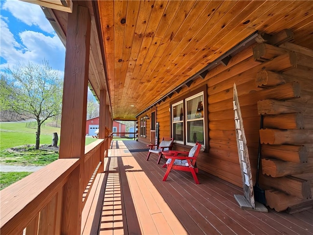 view of deck