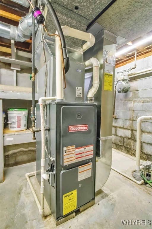 view of utility room