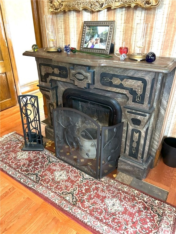 view of room details
