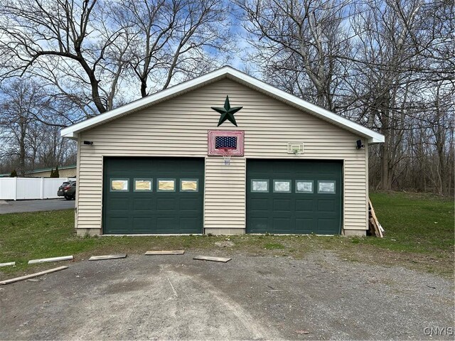 11931 State Route 12e, Lyme, NY 13622 - view of detached garage
