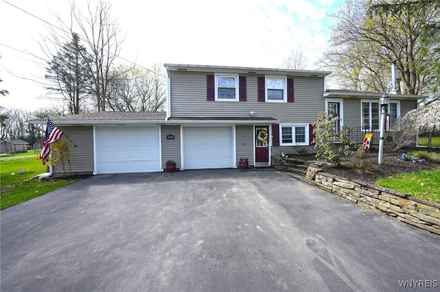 tri-level home with driveway