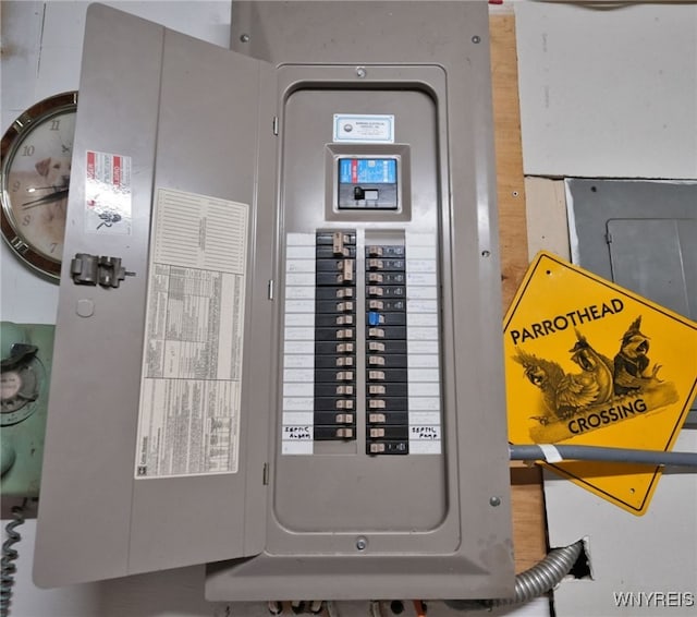 utilities with electric panel
