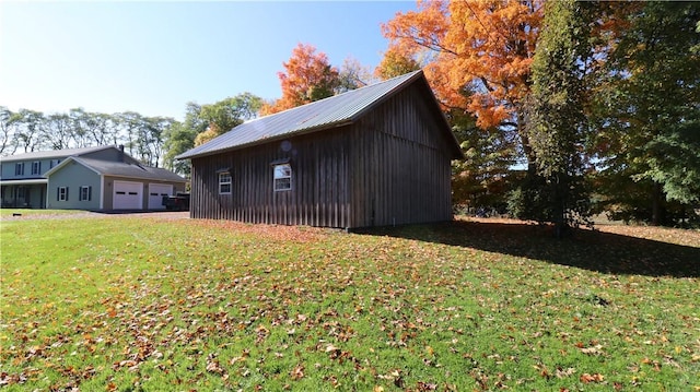 view of outbuilding featuring an outdoor structure