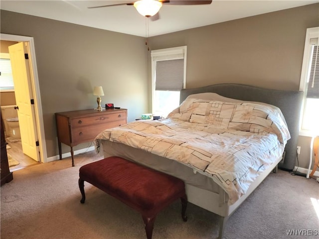 5260 Murphy Rd, Orchard Park, NY 14127 - bedroom with baseboards, multiple windows, and light colored carpet