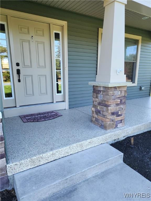 5260 Murphy Rd, Orchard Park, NY 14127 - entrance to property featuring covered porch