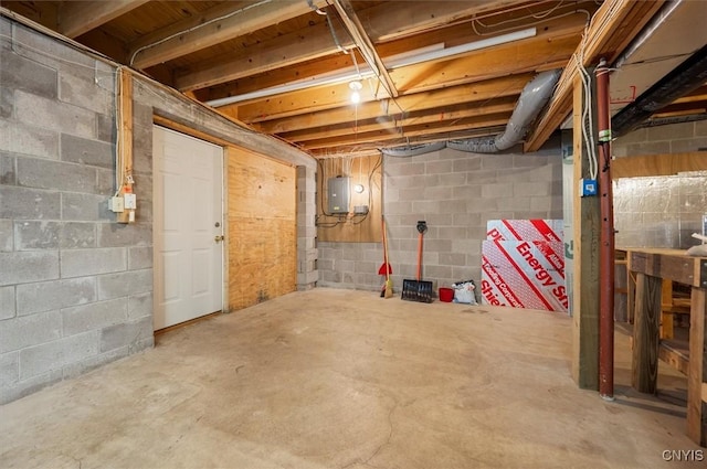 5444 Hill Rd, Madison, NY 13346 - unfinished basement featuring electric panel