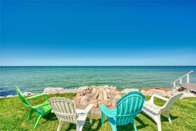 property view of water