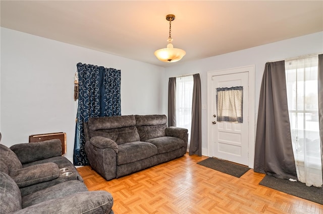 view of living area