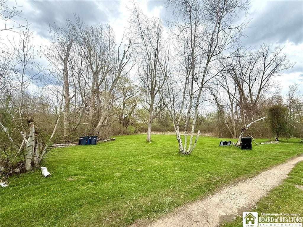 surrounding community with a yard