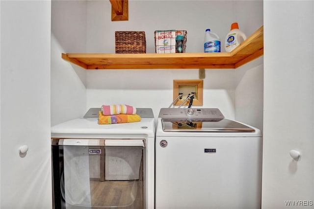 256 W Shore Rd, Cuba, NY 14727 - washroom featuring laundry area and washing machine and dryer