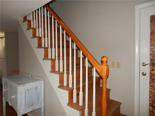 view of stairway