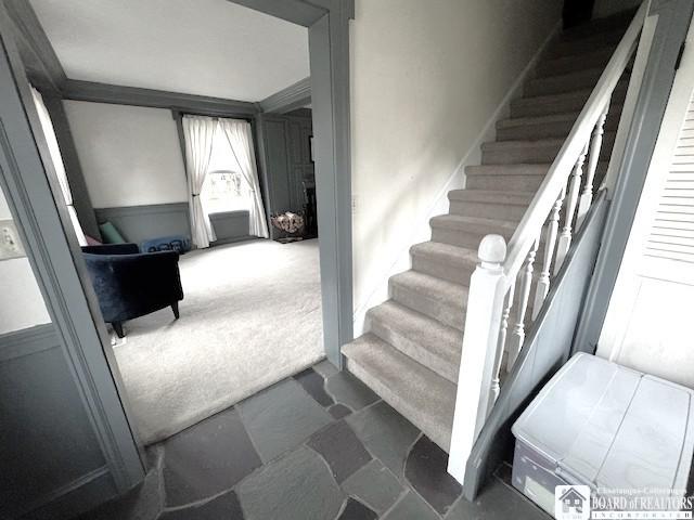 view of stairs