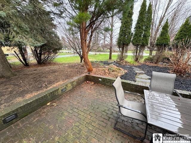 view of patio with visible vents
