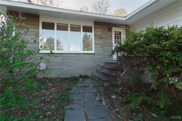 view of side of property