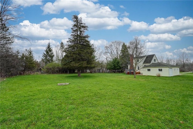 view of yard