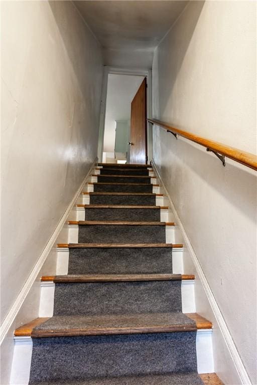 view of stairs